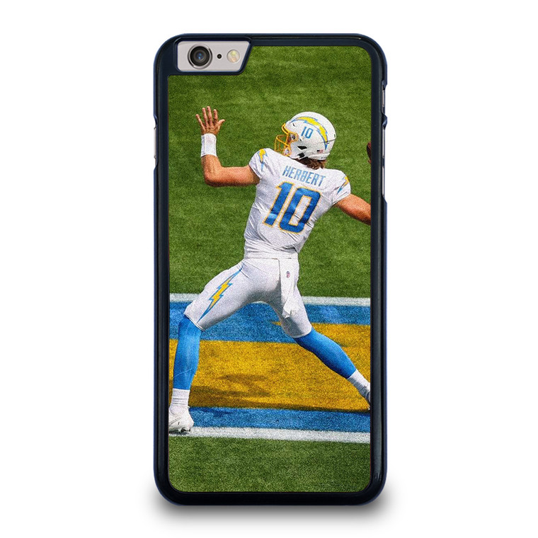 JUSTIN HERBERT 10 LOS ANGELES CHARGERS NFL FOOTBALL iPhone 6 / 6S Plus Case Cover