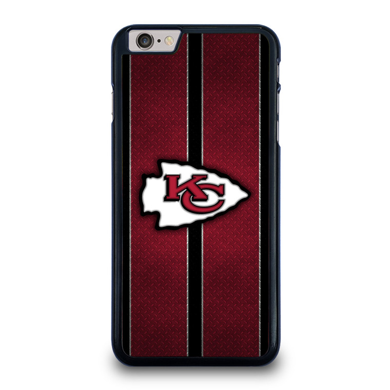 KANSAS CITY CHIEFS NFL METAL STRIPE iPhone 6 / 6S Plus Case Cover