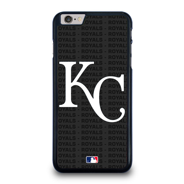 KANSAS CITY ROYALS BASEBALL BLACK iPhone 6 / 6S Plus Case Cover