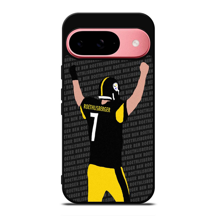 BEN ROETHLISBERGER PITTSBURGH STEELERS CARTOON Google Pixel 9 Case Cover