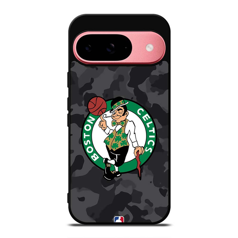 BOSTON CELTICS BLACK CAMO Google Pixel 9 Case Cover