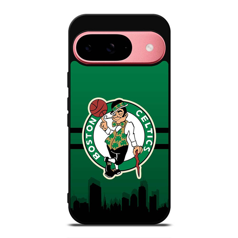 BOSTON CELTICS NBA SKYLINE Google Pixel 9 Case Cover BOSTON CELTICS NBA SKYLINE Google Pixel 9 Case Cover