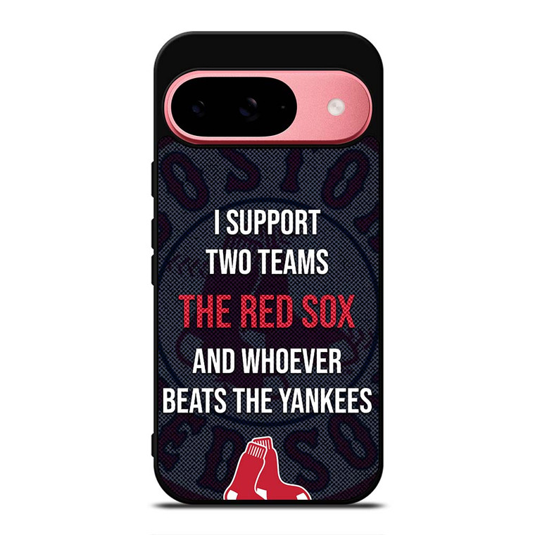 BOSTON RED SOX MLB BASEBALL BANTER FANS 2 Google Pixel 9 Case Cover BOSTON RED SOX MLB BASEBALL BANTER FANS 2 Google Pixel 9 Case Cover