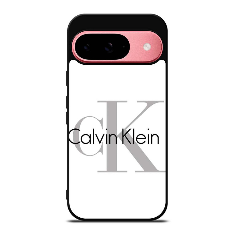 CALVIN KLEIN WHITE LOGO Google Pixel 9 Case Cover