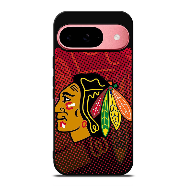 CHICAGO BLACKHAWKS HOCKEY TEAM LOGO EMBLEM Google Pixel 9 Case Cover