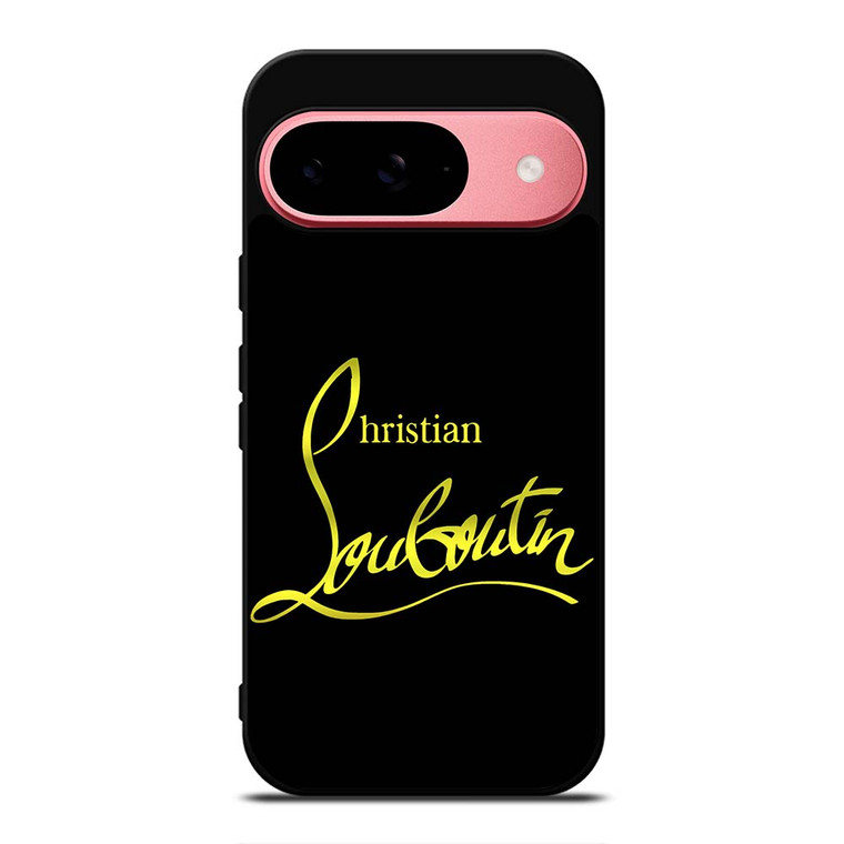 CHRISTIAN LOUBOUTIN GOLD LOGO Google Pixel 9 Case Cover