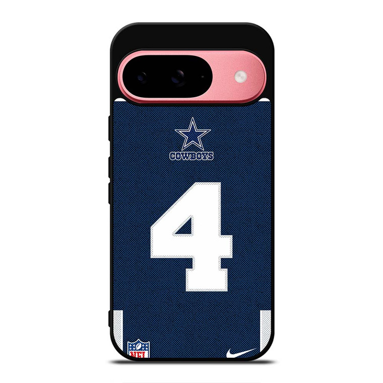 DALLAS COWBOYS DAK PRESCOTT 4 NFL NIKE Google Pixel 9 Case Cover