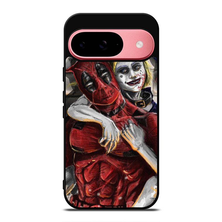 DEADPOOL HARLEY QUINN ART Google Pixel 9 Case Cover