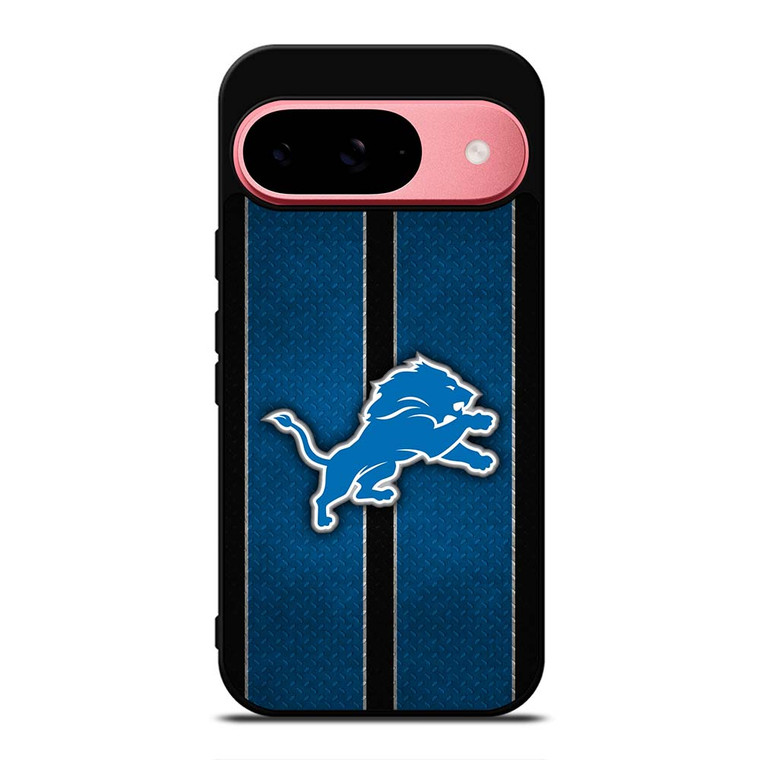 DETROIT LIONS NFL METAL STRIPE Google Pixel 9 Case Cover