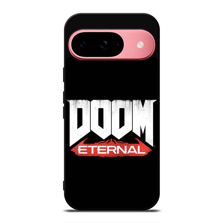 DOOM ETERNAL GAMES LOGO BLACK Google Pixel 9 Case Cover