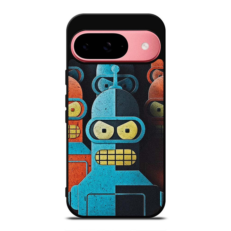 FUTURAMA BENDER ART Google Pixel 9 Case Cover