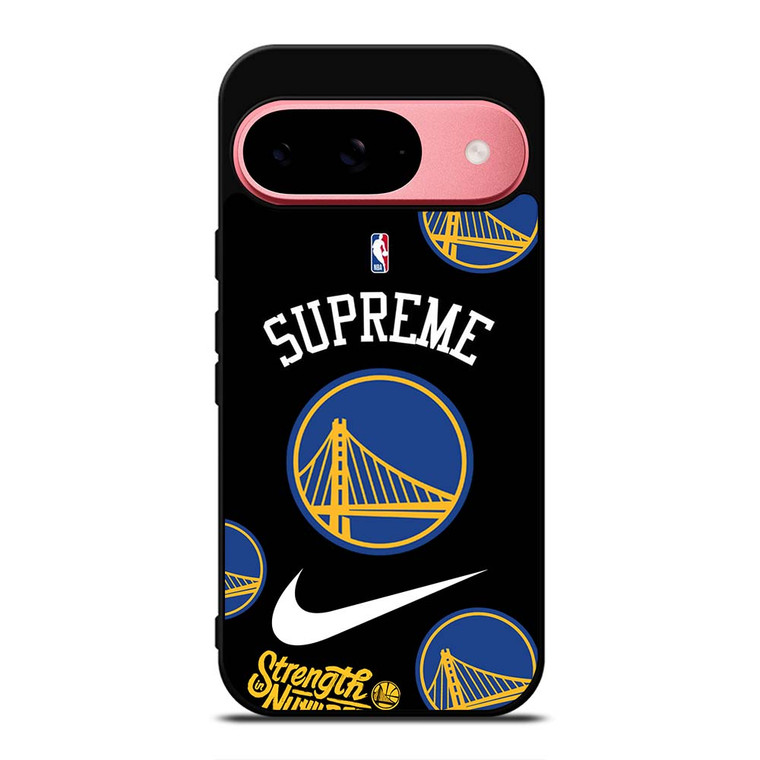 GOLDEN STATE WARRIORS NBA X SUPREME NIKE Google Pixel 9 Case Cover
