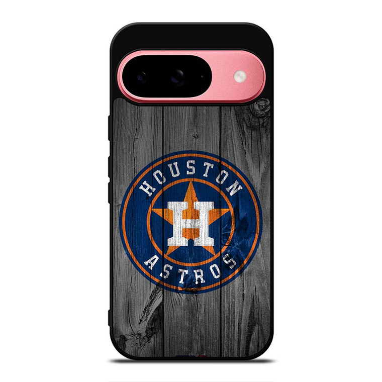 HOUSTON ASTROS BASEBALL MLB WOOD LOGO Google Pixel 9 Case Cover