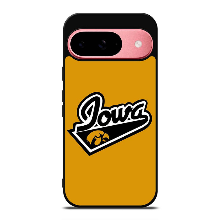 IOWA HAWKEYES UNIVERSITY BASKETBALL TEAM LOGO Google Pixel 9 Case Cover