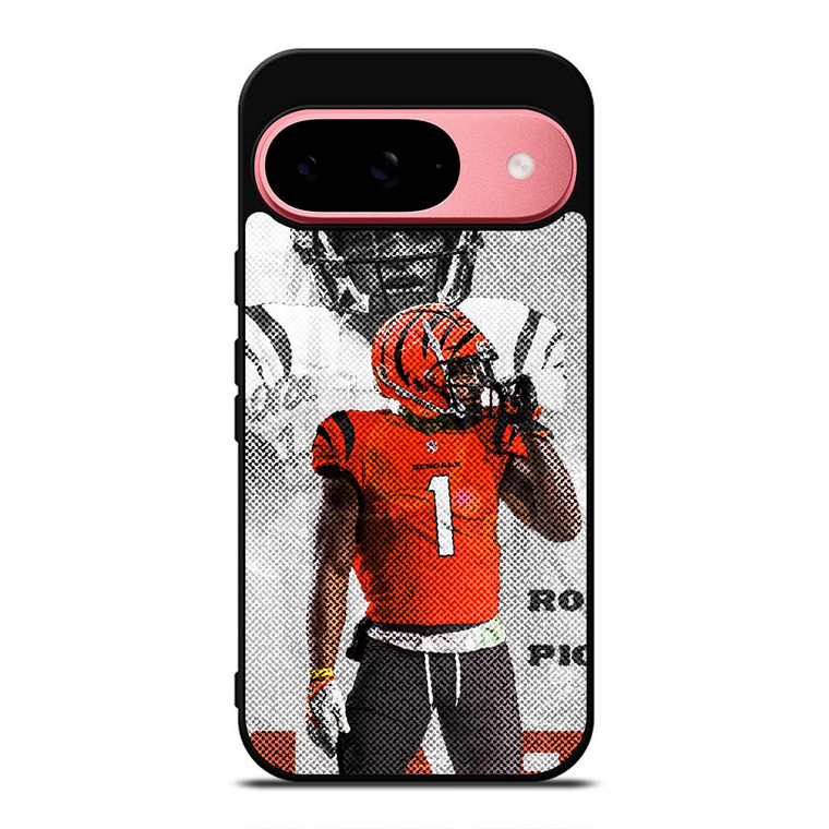 JAMARR CHASE CINCINNATI BENGALS NFL FOOTBALL Google Pixel 9 Case Cover