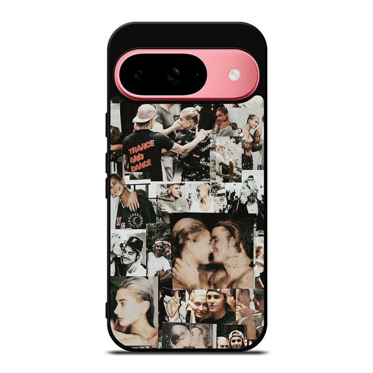 JUSTIN AND HAILEY BIEBER COLLAGE 2 Google Pixel 9 Case Cover