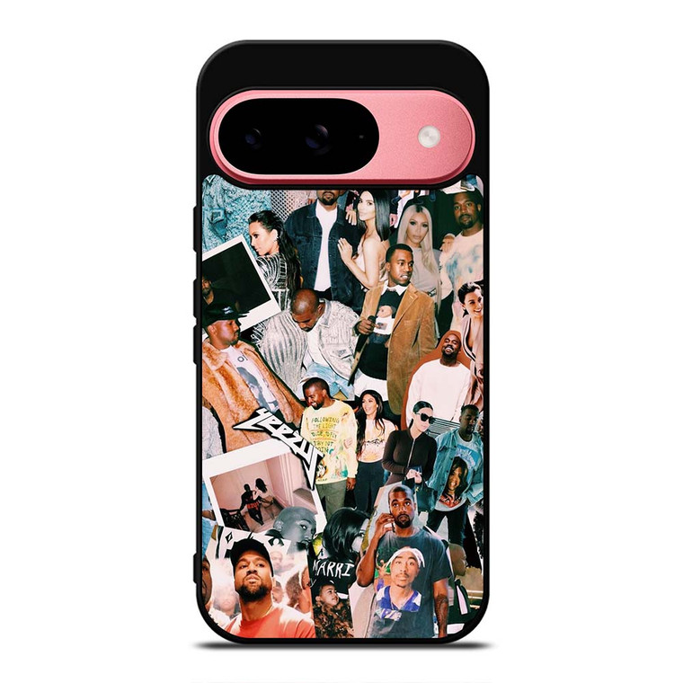 KANYE WEST RAPPER COLLAGE Google Pixel 9 Case Cover