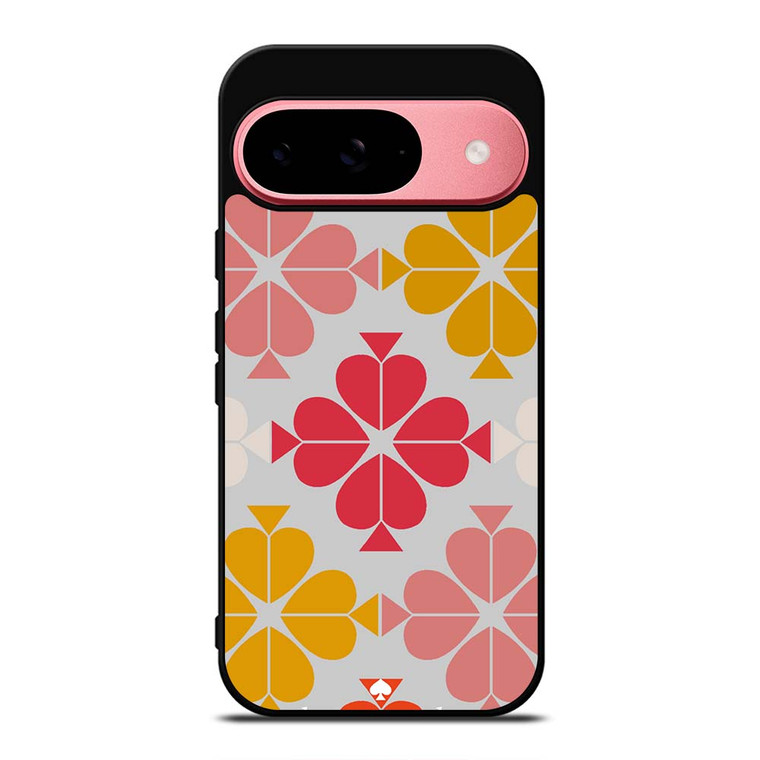 KATE SPADE JACQUARD PINK YELLOW Google Pixel 9 Case Cover