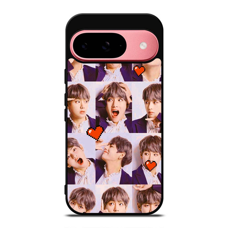 KIM TAE HYUNG V BTS BANGTAN BOYS COLLAGE Google Pixel 9 Case Cover