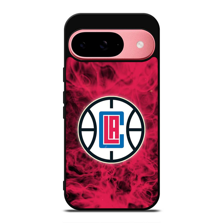 LOS ANGELES CLIPPERS BASKETBALL NBA FIRE Google Pixel 9 Case Cover