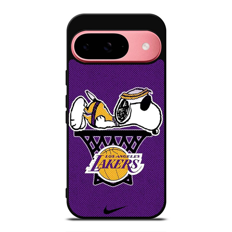 LOS ANGELES LAKERS NIKE SNOOPY Google Pixel 9 Case Cover