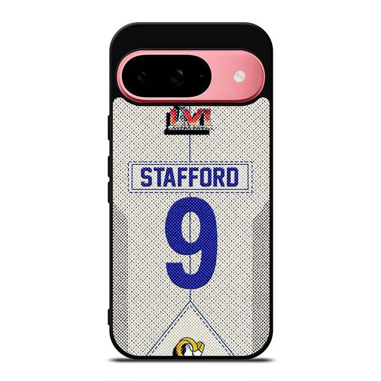 MATTHEW STAFFORD LOS ANGELES RAMS NFL SUPER BOWL LVI Google Pixel 9 Case Cover