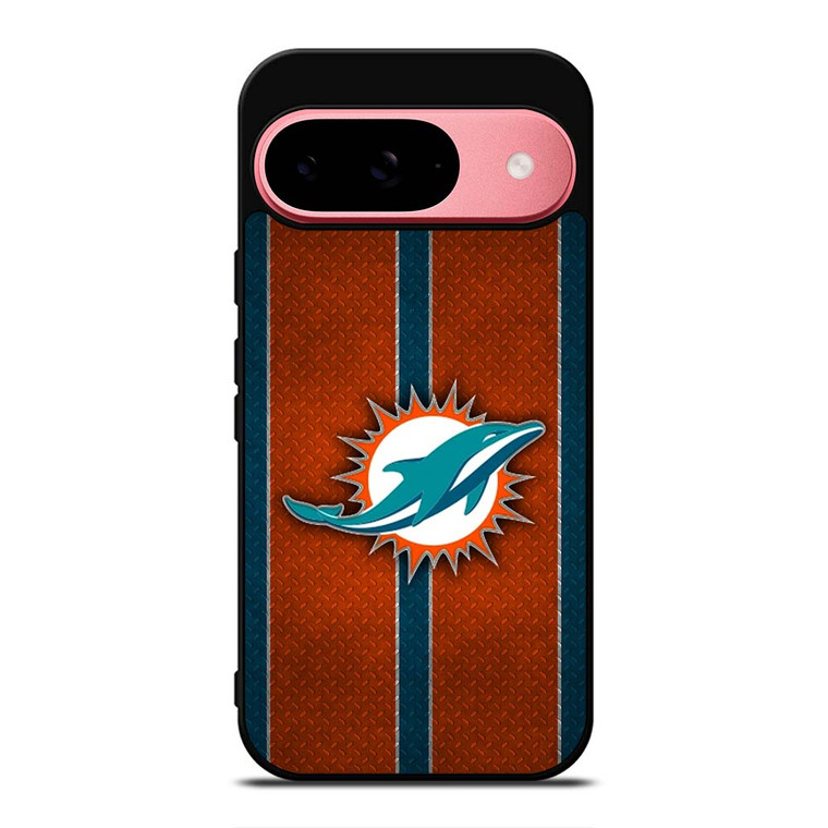 MIAMI DOPHINS NFL METAL STRIPE Google Pixel 9 Case Cover