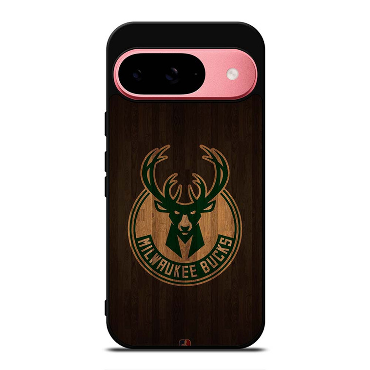 MILWAUKEE BUCKS BASKETBALL COURT NBA Google Pixel 9 Case Cover