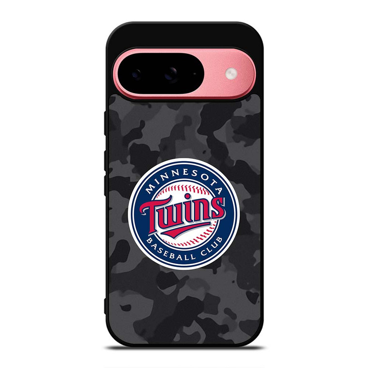 MINNESOTA TWINS BASEBALL BLACK CAMO Google Pixel 9 Case Cover