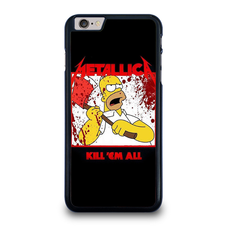 METALLICA KILL EM ALL SIMPSONS iPhone 6 / 6S Plus Case Cover