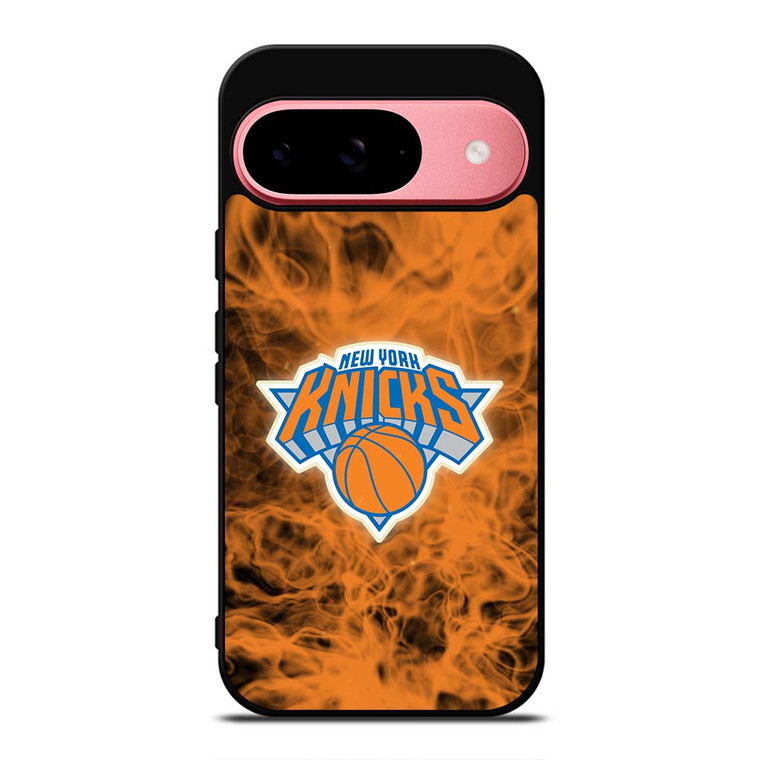 NEW YORK KNICKS BASKETBALL NBA FIRE Google Pixel 9 Case Cover