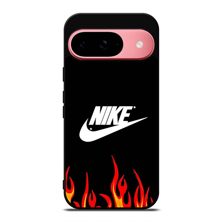 NIKE SWOOSH IN FLAMES Google Pixel 9 Case Cover