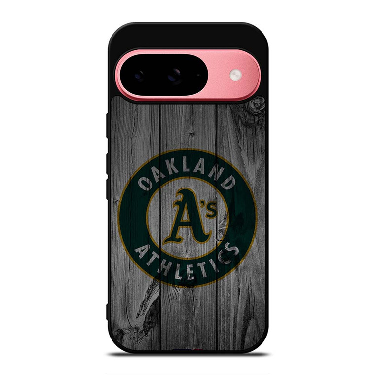 OAKLAND ATHLETICS BASEBALL MLB WOOD LOGO Google Pixel 9 Case Cover