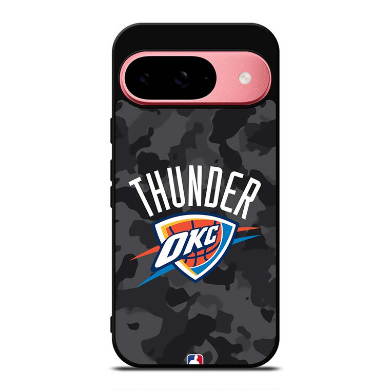 OKLAHOMA CITY THUNDER BLACK CAMO Google Pixel 9 Case Cover