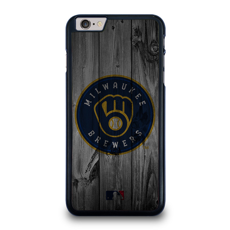 MILWAUKEE BREWERS BASEBALL MLB WOOD LOGO iPhone 6 / 6S Plus Case Cover