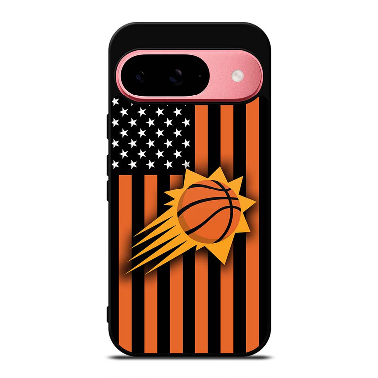 PHOENIX SUNS NBA USA FLAG Google Pixel 9 Case Cover