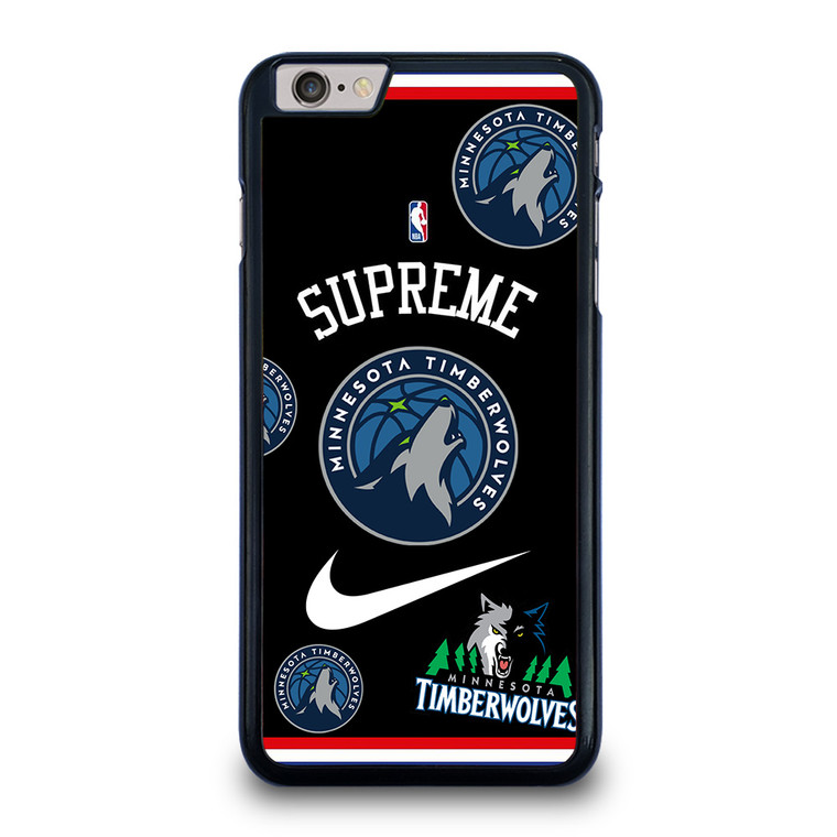 MINNESOTA TIMBERWOLVES NBA X SUPREME NIKE iPhone 6 / 6S Plus Case Cover