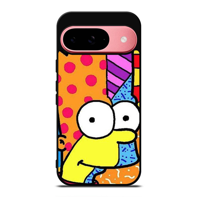 ROMERO BRITTO BART SIMPSONS ART Google Pixel 9 Case Cover