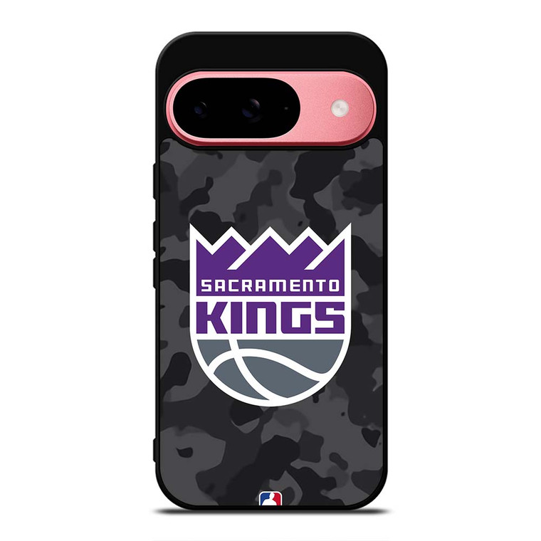 SACRAMENTO KINGS BLACK CAMO Google Pixel 9 Case Cover