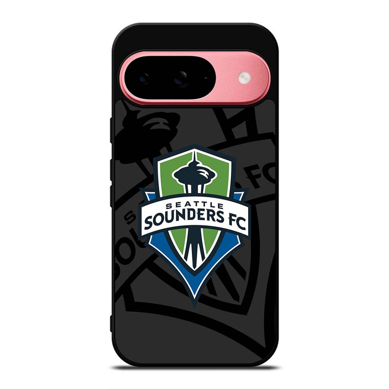 SEATTLE SOUNDERS FC MLS BLACK Google Pixel 9 Case Cover