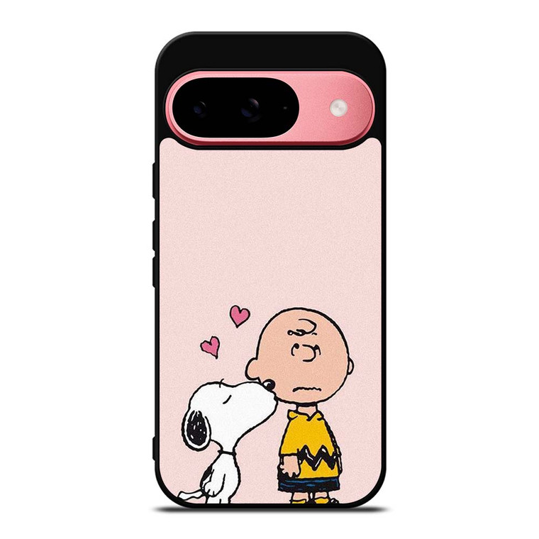 SNOOPY CHARLIE BROWN LOVE Google Pixel 9 Case Cover