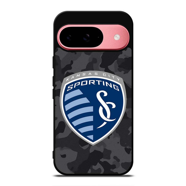 SPORTING KANSAS CITY MLS BLACK CAMO Google Pixel 9 Case Cover