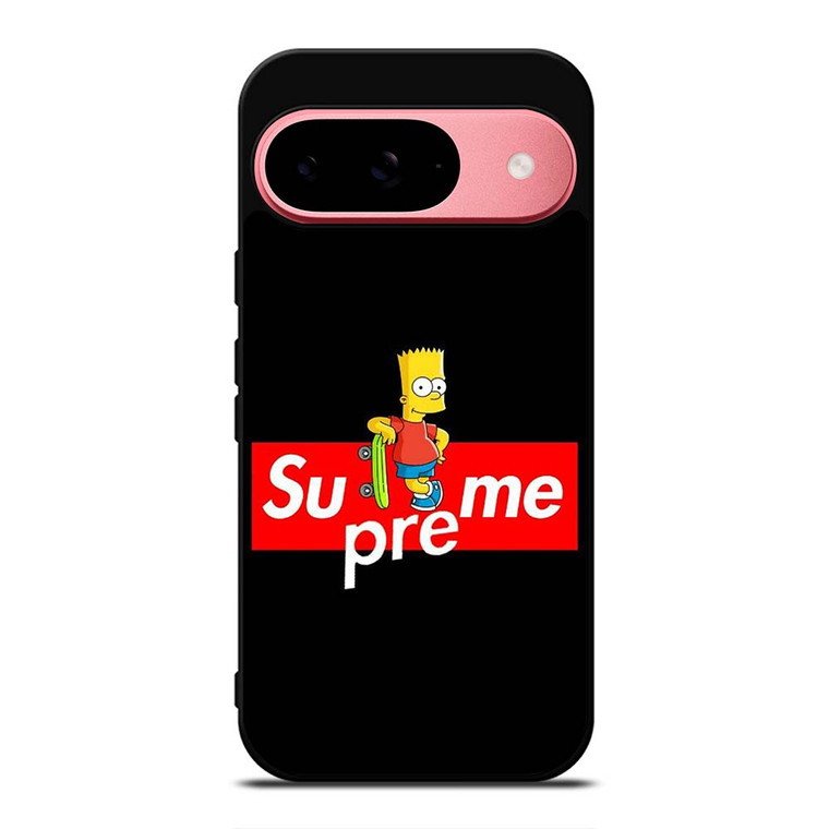 SUPREME BART SIMPSONS SKATEABOARD Google Pixel 9 Case Cover