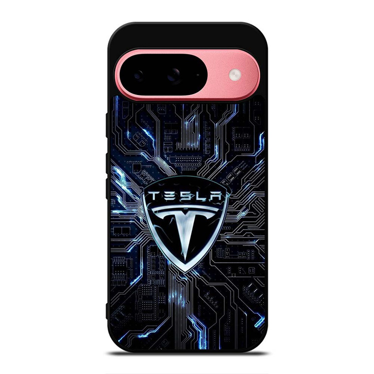 TESLA ELECTRIC CAR LOGO Google Pixel 9 Case Cover