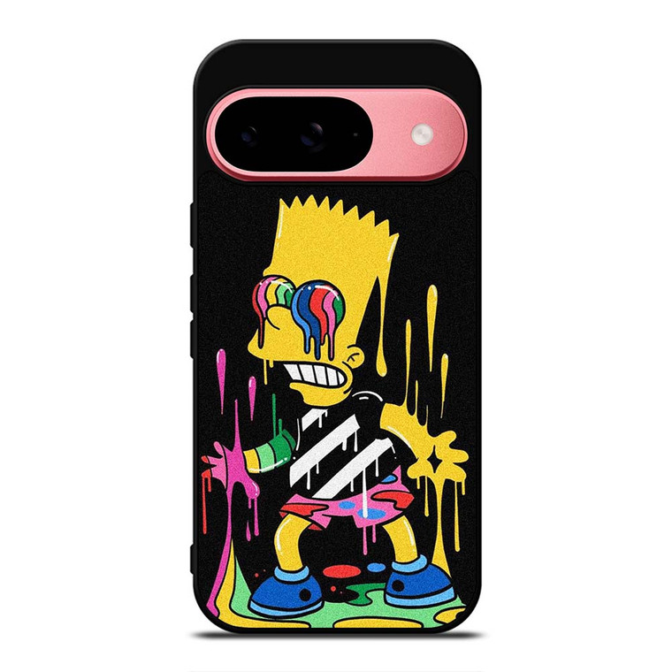 THE SIMPSONS TRIPPY ART Google Pixel 9 Case Cover