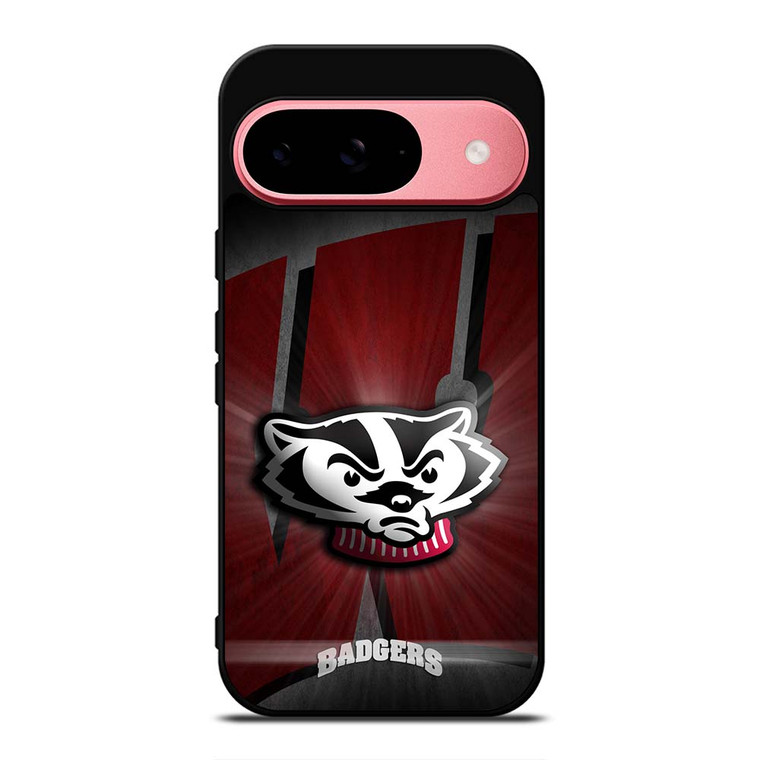 WISCONSIN BADGERS FOOTBALL LOGO Google Pixel 9 Case Cover