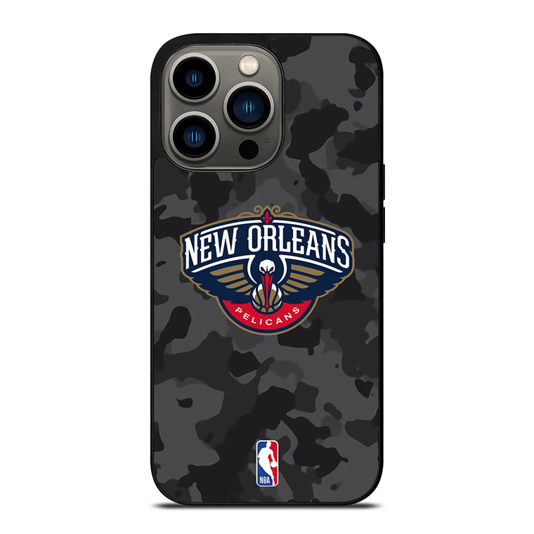NEW ORLEANS PELICANS BLACK CAMO iPhone 13 Pro Case Cover