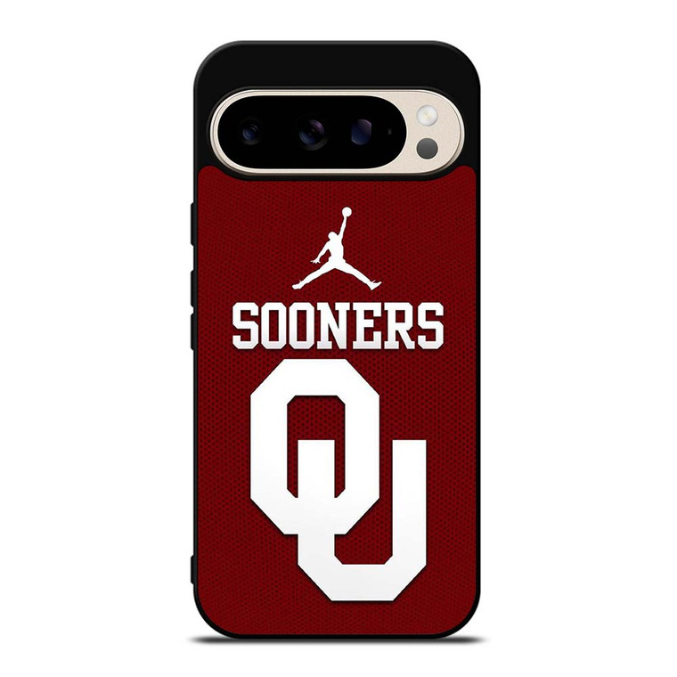AIR JORDAN OKLAHOMA SOONERS UNIVERSITY FOOTBALL TEAM LOGO Google Pixel 9 Pro Case Cover
