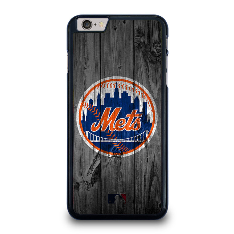NEW YORK METS BASEBALL MLB WOOD LOGO iPhone 6 / 6S Plus Case Cover