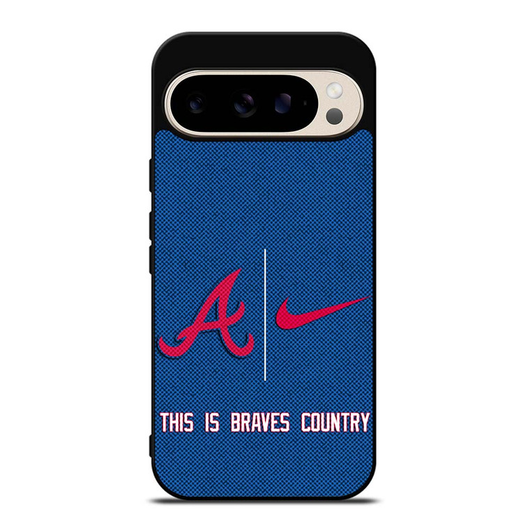 ATLANTA BRAVES NIKE MLB BASEBALL Google Pixel 9 Pro Case Cover